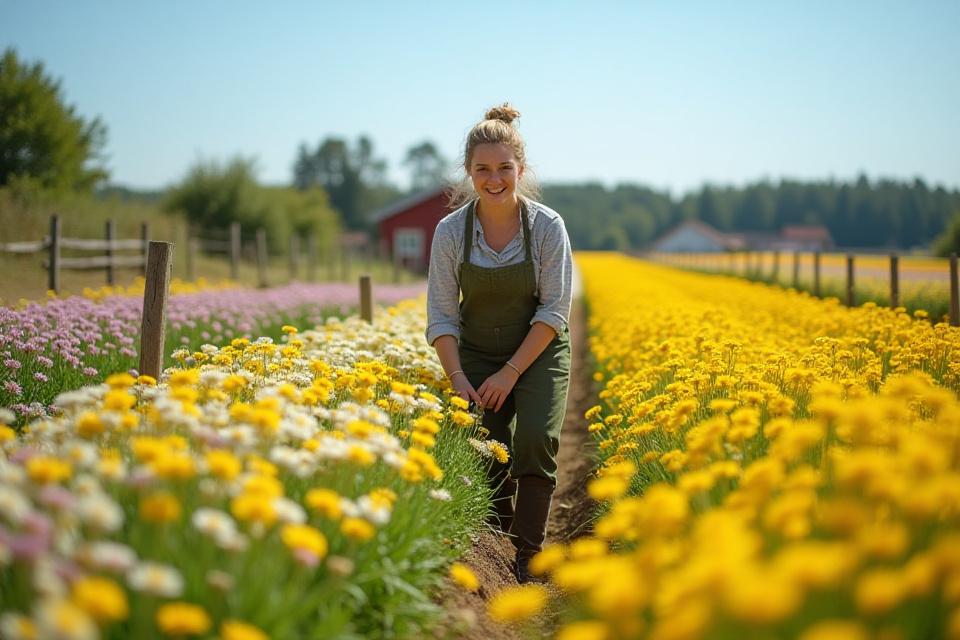 Bærekraftig blomsterdyrking